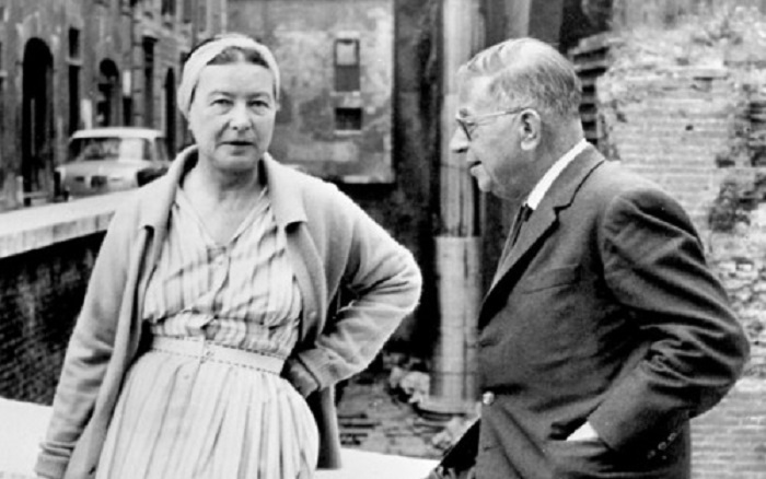 Jean-Paul Sartre und Simone de Beauvoir