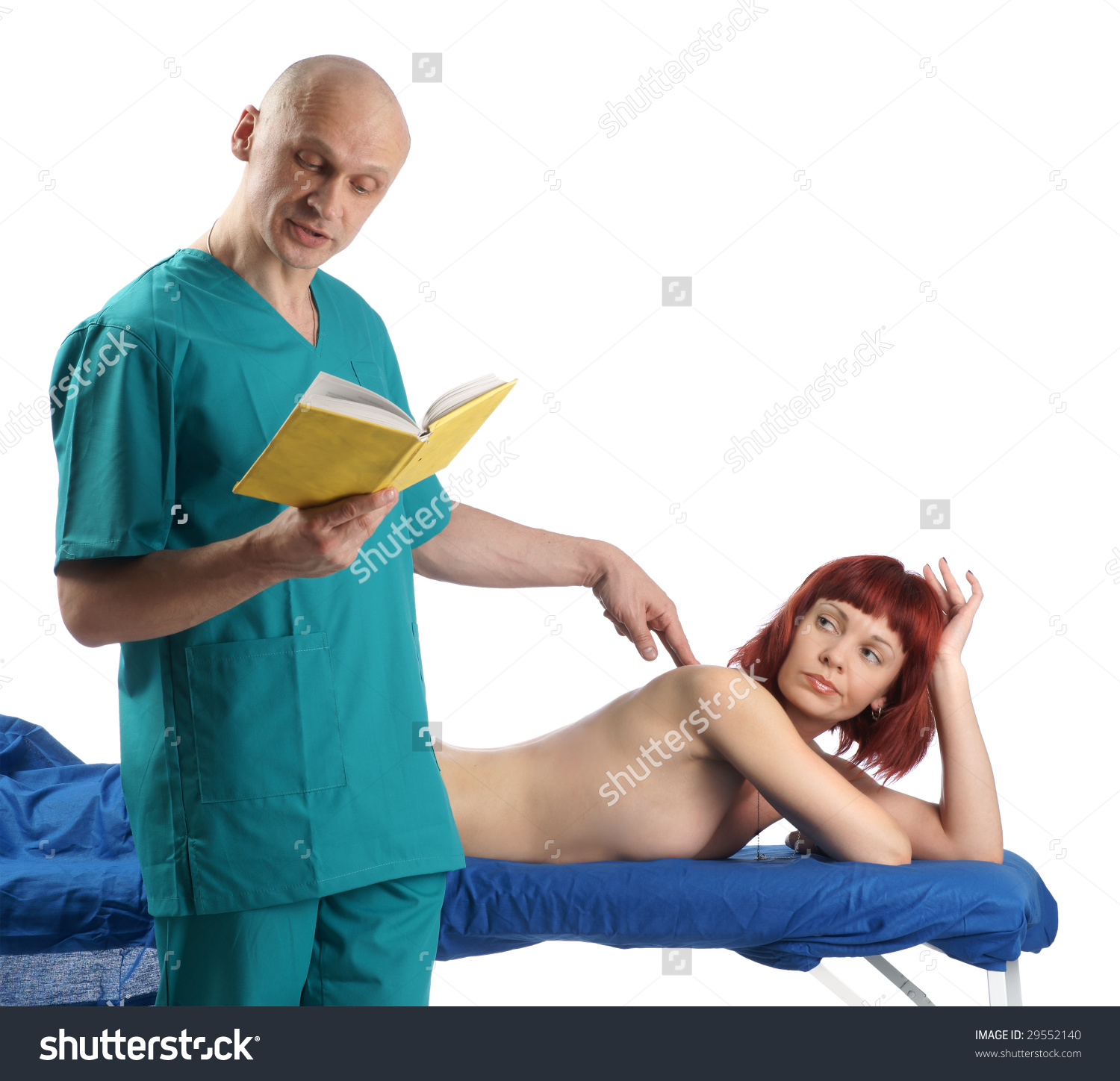 stock-photo-scene-with-massage-therapist-and-his-angry-client-isolated-on-white-29552140
