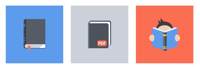 free-flat-book-vector-icon-set